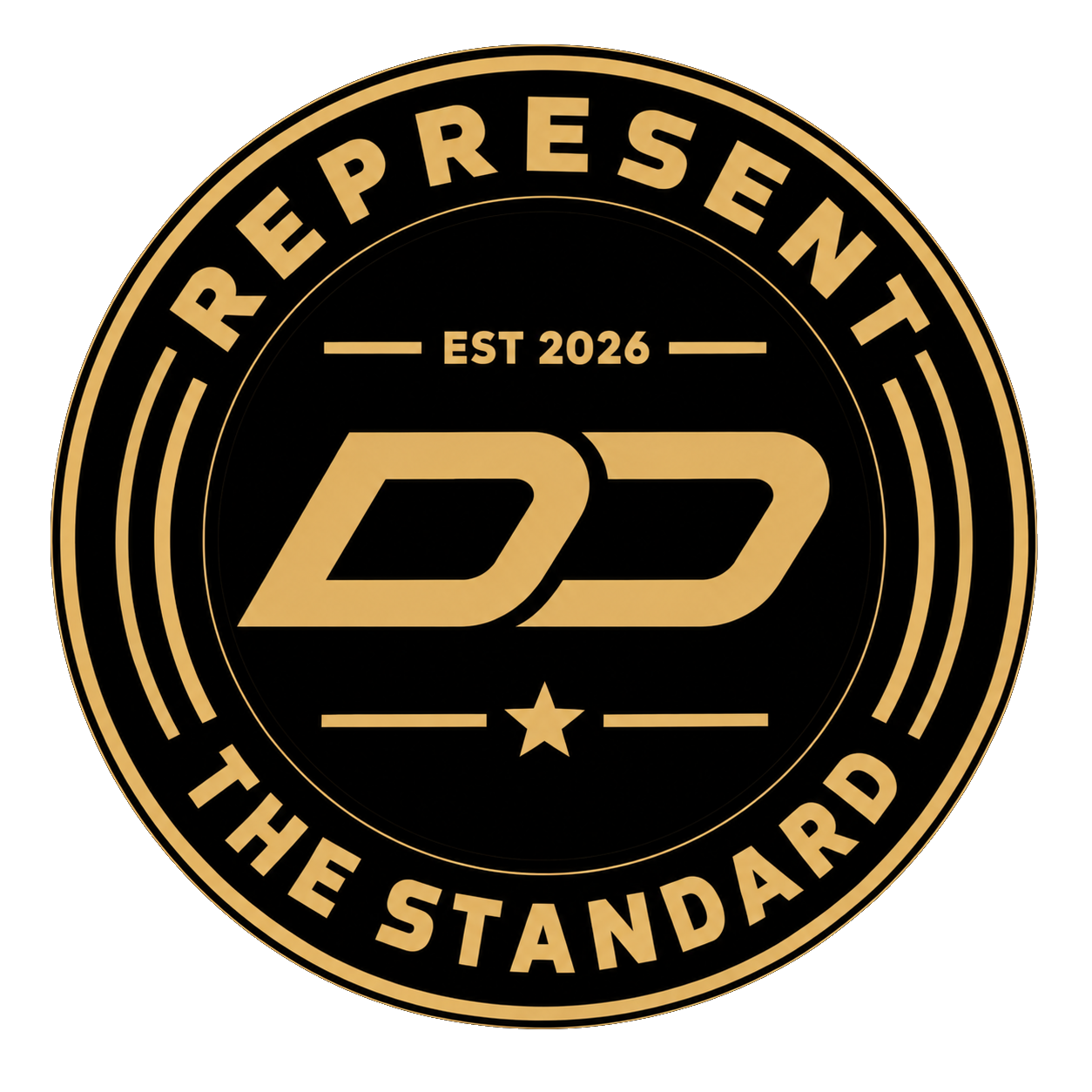 DD Active™ — Represent the Standard badge